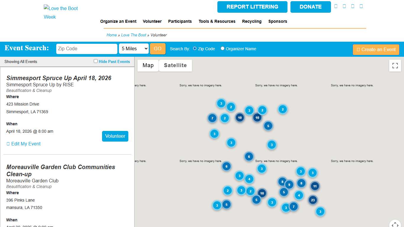 Love the Boot & Volunteer - Keep Louisiana Beautiful